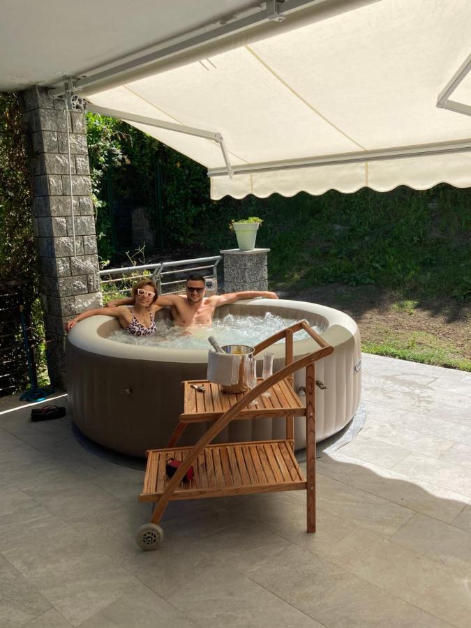 Armonie Del Lago - Lakeview Retreat With Private Garden, Pool & Jacuzzi Бавено Экстерьер фото